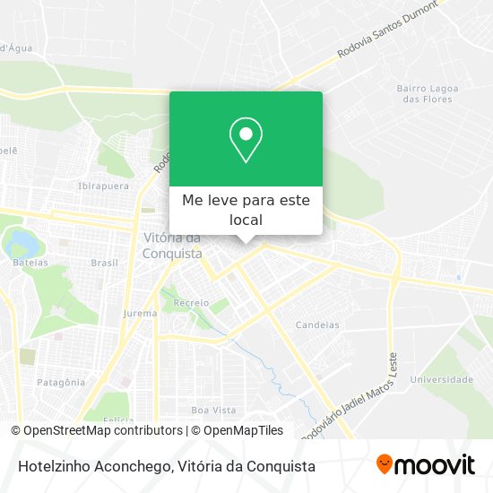 Hotelzinho Aconchego mapa