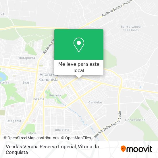 Vendas Verana Reserva Imperial mapa