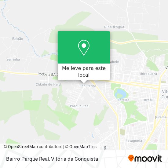 Bairro Parque Real mapa