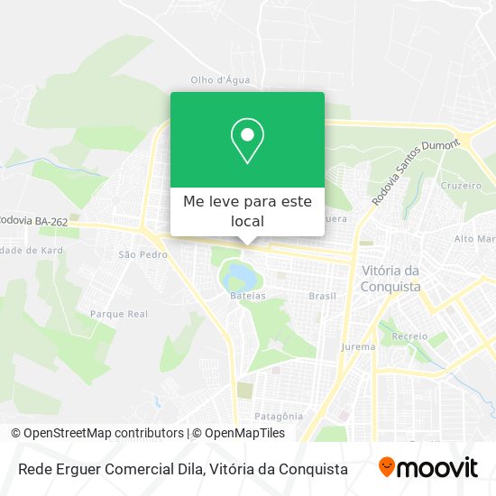 Rede Erguer Comercial Dila mapa
