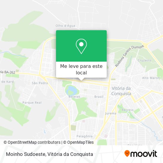 Moinho Sudoeste mapa