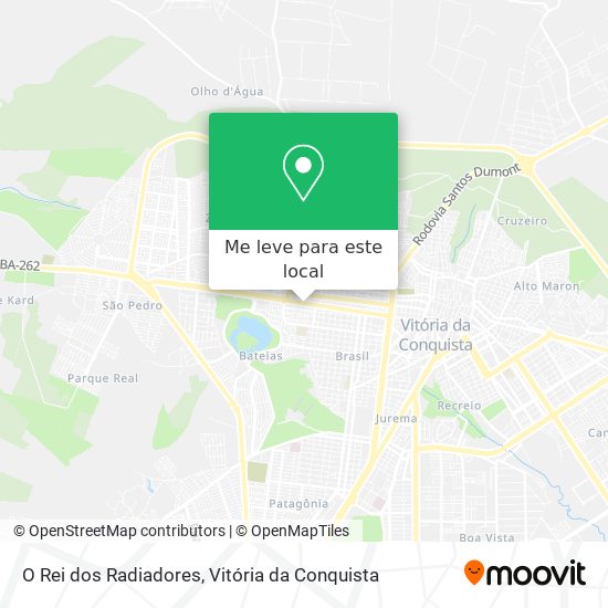 O Rei dos Radiadores mapa