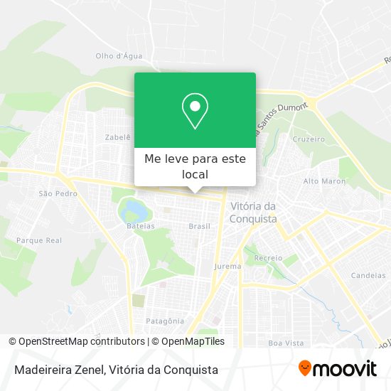 Madeireira Zenel mapa