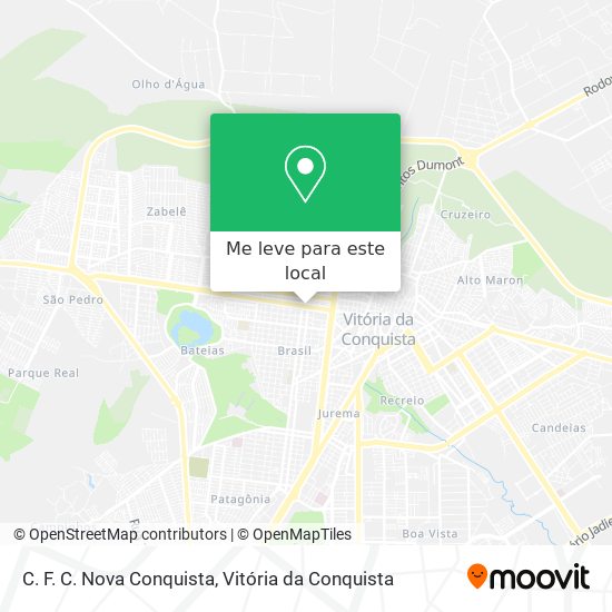C. F. C. Nova Conquista mapa