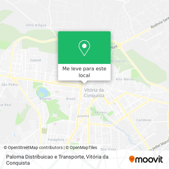 Paloma Distribuicao e Transporte mapa