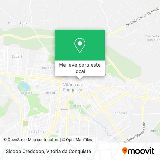 Sicoob Credcoop mapa