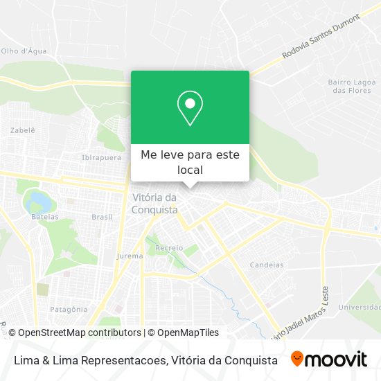 Lima & Lima Representacoes mapa