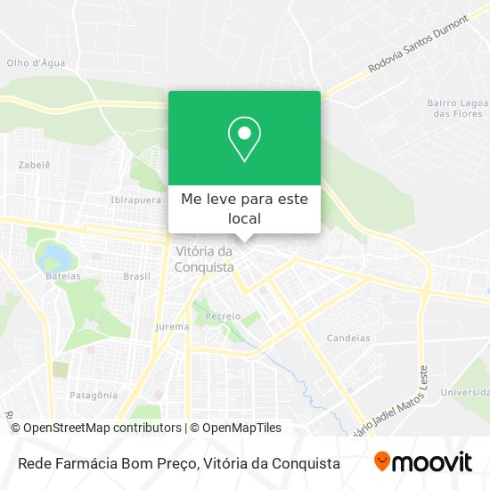 Rede Farmácia Bom Preço mapa