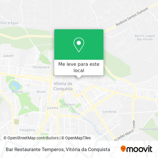 Bar Restaurante Temperos mapa