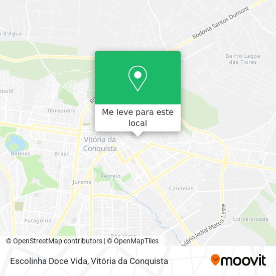 Escolinha Doce Vida mapa