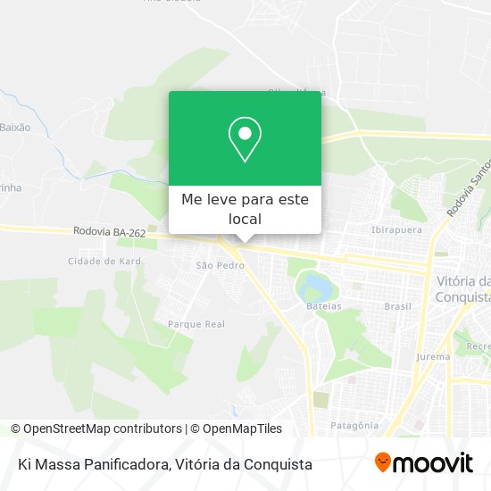 Ki Massa Panificadora mapa