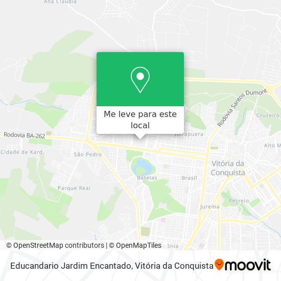 Educandario Jardim Encantado mapa