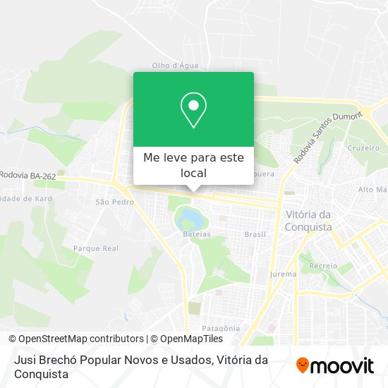 Jusi Brechó Popular Novos e Usados mapa