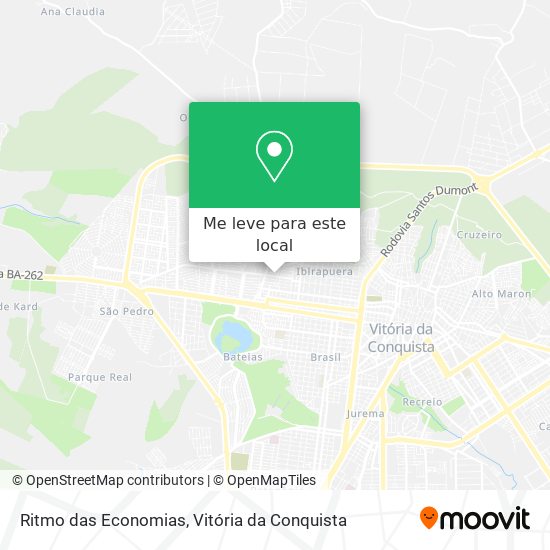 Ritmo das Economias mapa