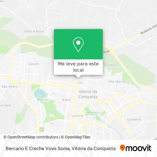 Bercario E Creche Vovo Sonia mapa