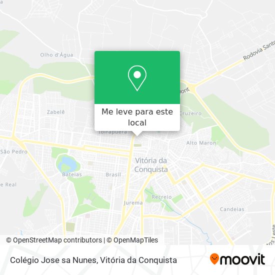 Colégio Jose sa Nunes mapa