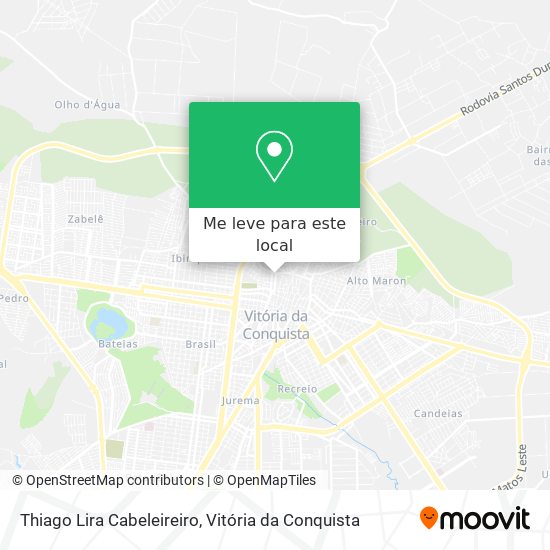 Thiago Lira Cabeleireiro mapa