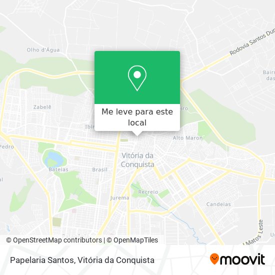 Papelaria Santos mapa