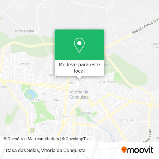 Casa das Selas mapa