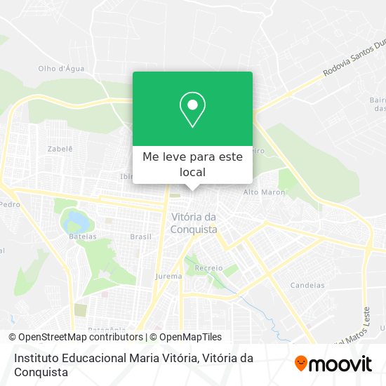 Instituto Educacional Maria Vitória mapa