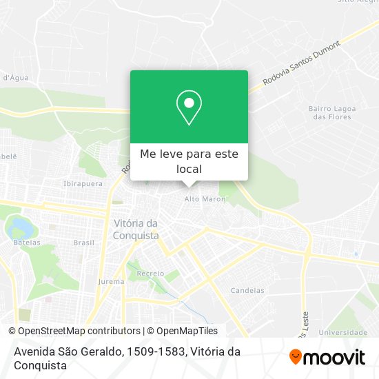 Avenida São Geraldo, 1509-1583 mapa