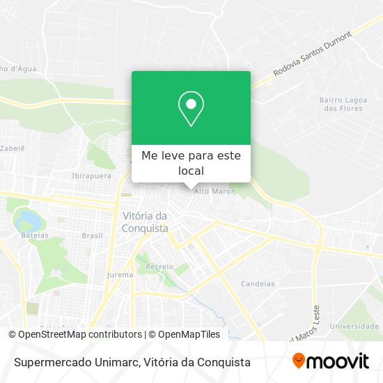 Supermercado Unimarc mapa