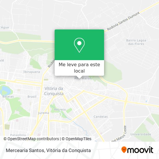 Mercearia Santos mapa