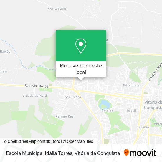 Escola Municipal Idália Torres mapa