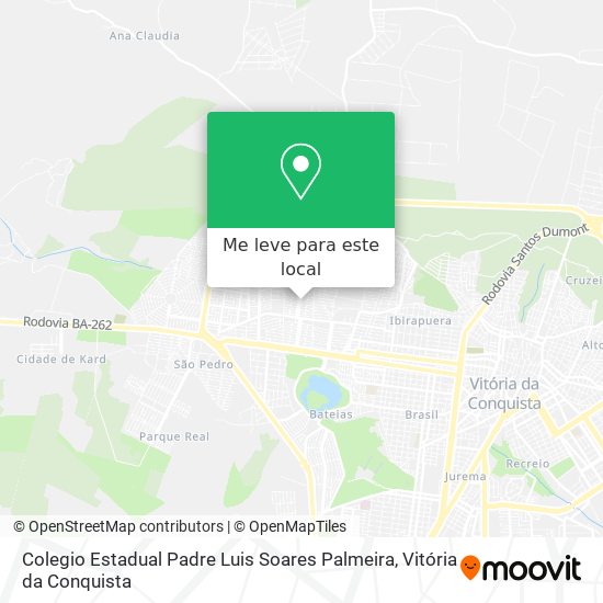 Colegio Estadual Padre Luis Soares Palmeira mapa