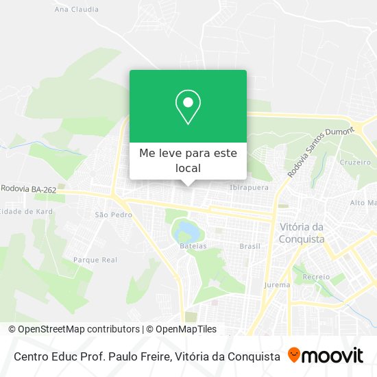 Centro Educ Prof. Paulo Freire mapa