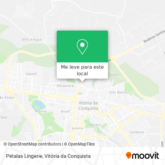 Pétalas Lingerie mapa