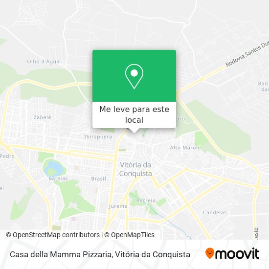 Casa della Mamma Pizzaria mapa