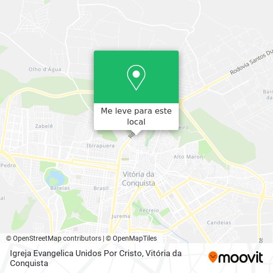 Igreja Evangelica Unidos Por Cristo mapa