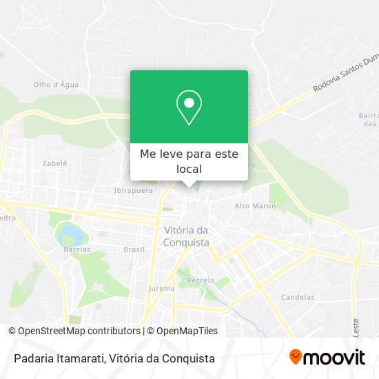 Padaria Itamarati mapa