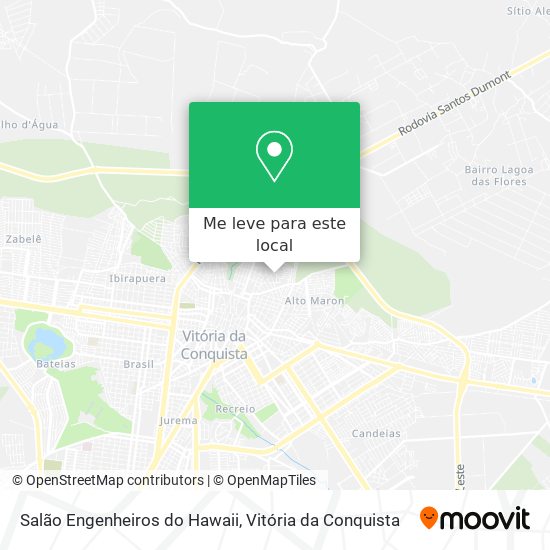 Salão Engenheiros do Hawaii mapa