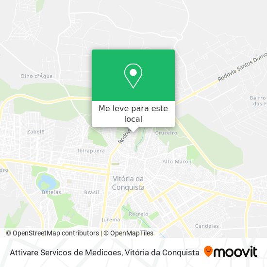 Attivare Servicos de Medicoes mapa