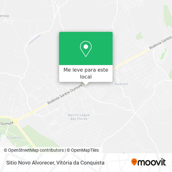 Sitio Novo Alvorecer mapa