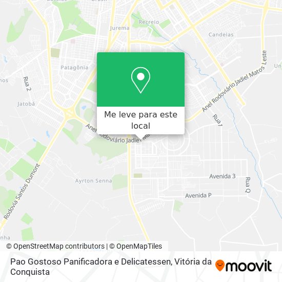 Pao Gostoso Panificadora e Delicatessen mapa