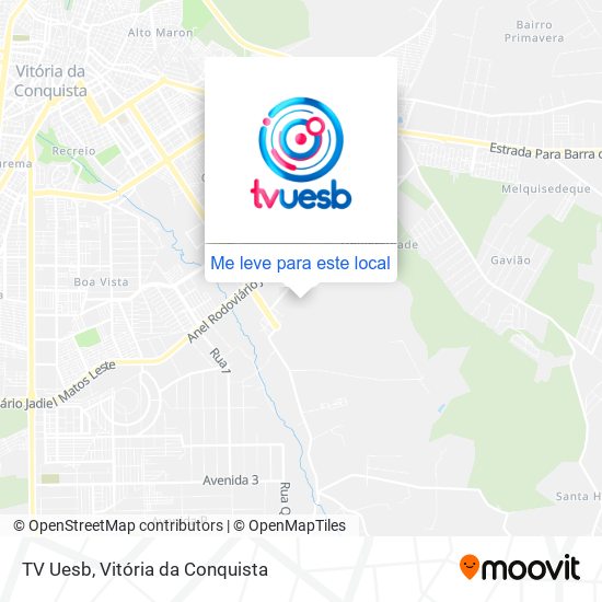 TV Uesb mapa