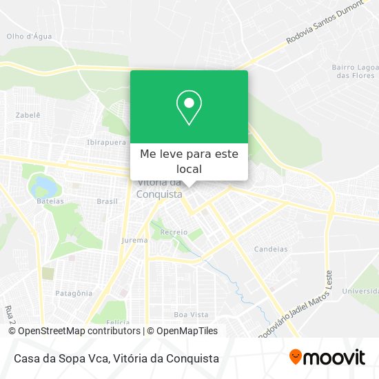 Casa da Sopa Vca mapa