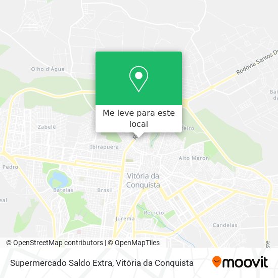 Supermercado Saldo Extra mapa