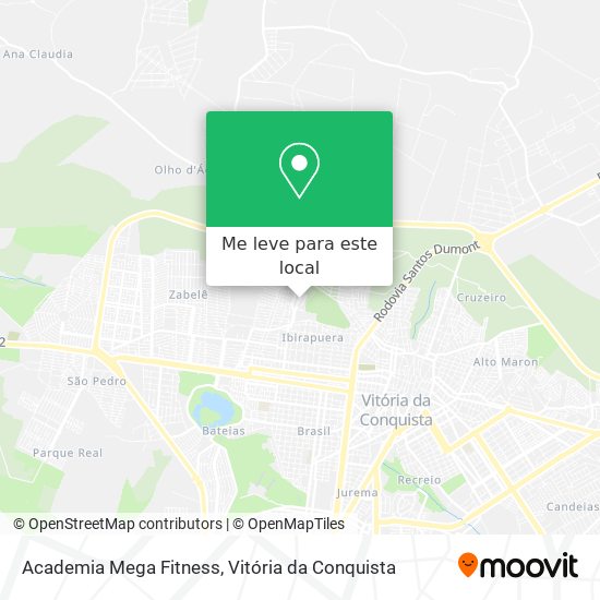 Academia Mega Fitness mapa