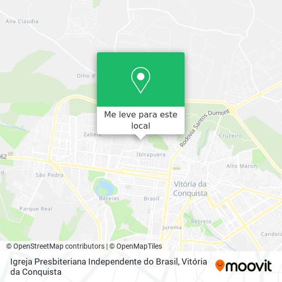 Igreja Presbiteriana Independente do Brasil mapa
