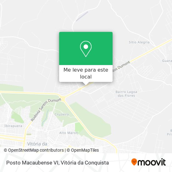 Posto Macaubense VI mapa
