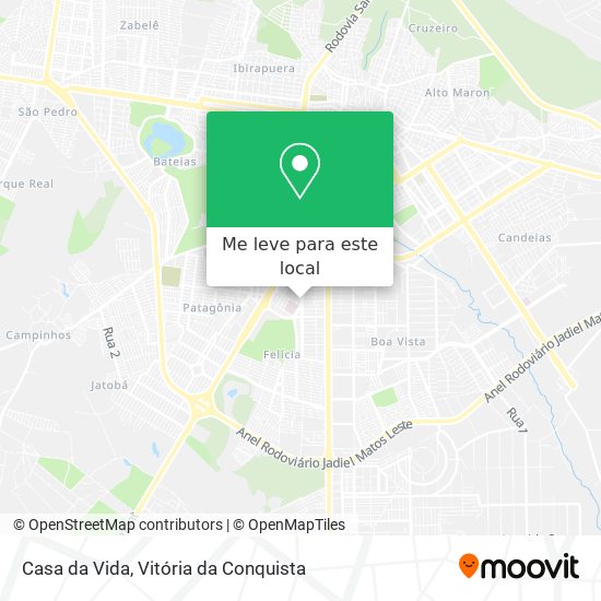 Casa da Vida mapa