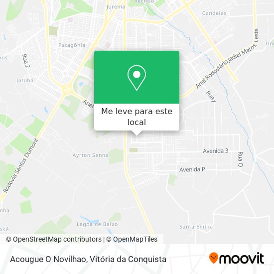 Acougue O Novilhao mapa