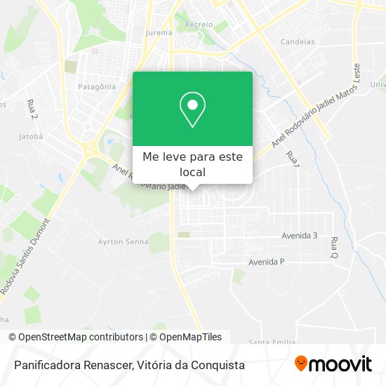 Panificadora Renascer mapa