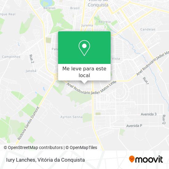 Iury Lanches mapa