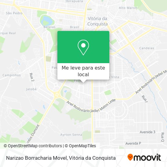 Narizao Borracharia Movel mapa