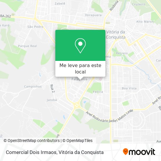 Comercial Dois Irmaos mapa